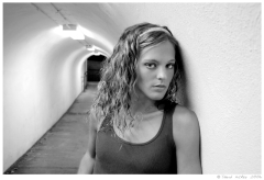 Hillary BW01 Model: Hillary  Location: Radnor Train Station, Radnor, PA  MUA: By Model Lighting: Ambient